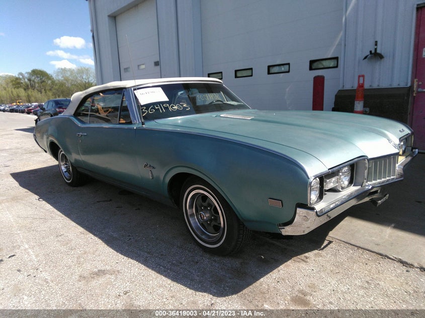 OLDSMOBILE CUTLASS SUPREME 1968. Lot# 36419003. VIN 336678Z113185    . Photo 1