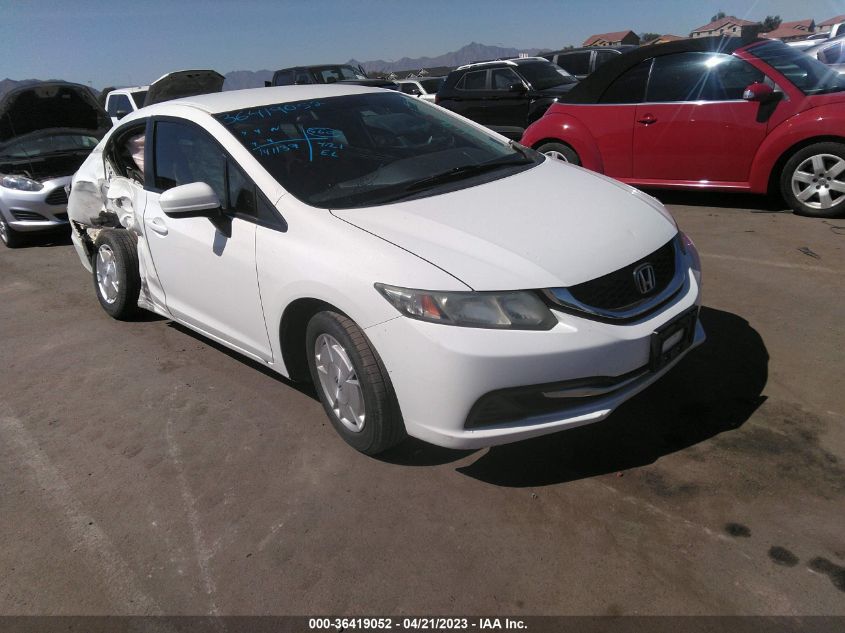 2014 HONDA CIVIC SEDAN HF - 2HGFB2F61EH551182
