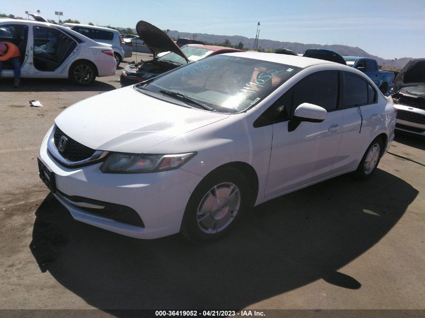 2014 HONDA CIVIC SEDAN HF - 2HGFB2F61EH551182
