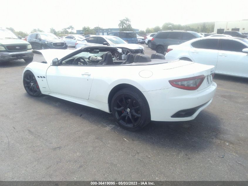 2016 MASERATI GRANTURISMO CONVERTIBLE SPORT/MC/MC CENTENNIAL ZAM45VMA5G0170332