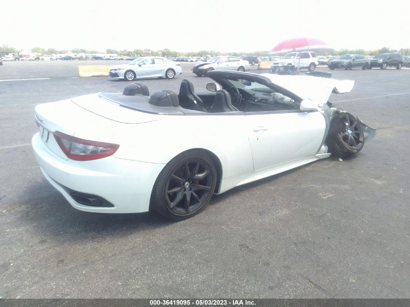 2016 MASERATI GRANTURISMO CONVERTIBLE SPORT/MC/MC CENTENNIAL ZAM45VMA5G0170332