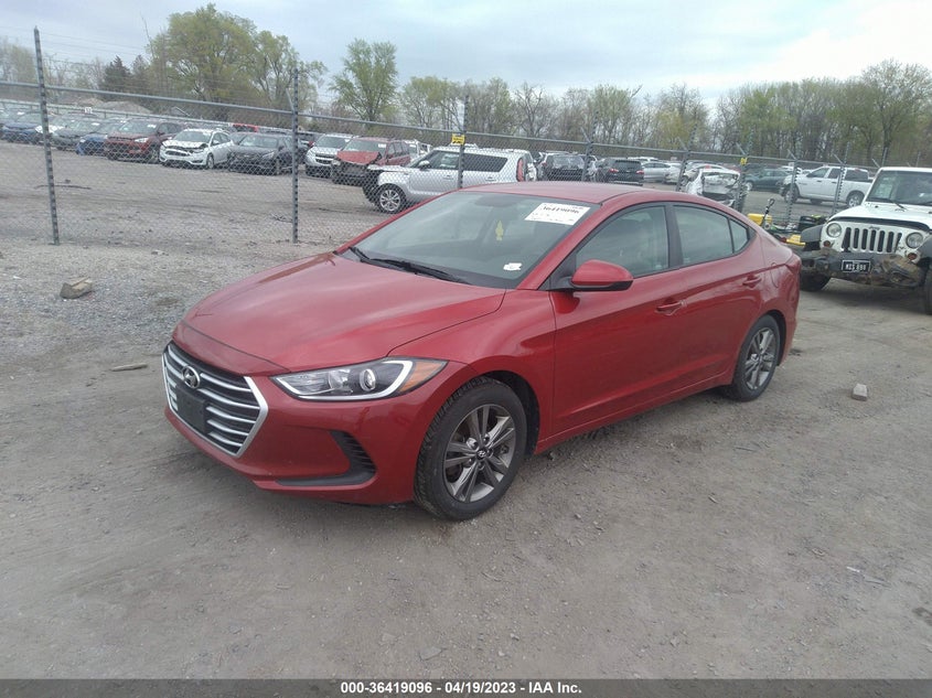 VIN 5NPD84LF9HH006380 2017 HYUNDAI ELANTRA SE