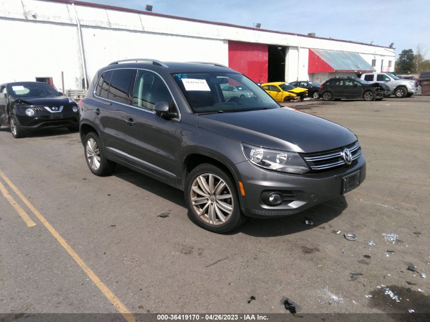 2014 VOLKSWAGEN TIGUAN SE - WVGBV3AX0EW593401