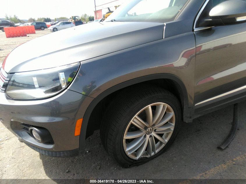 2014 VOLKSWAGEN TIGUAN SE - WVGBV3AX0EW593401