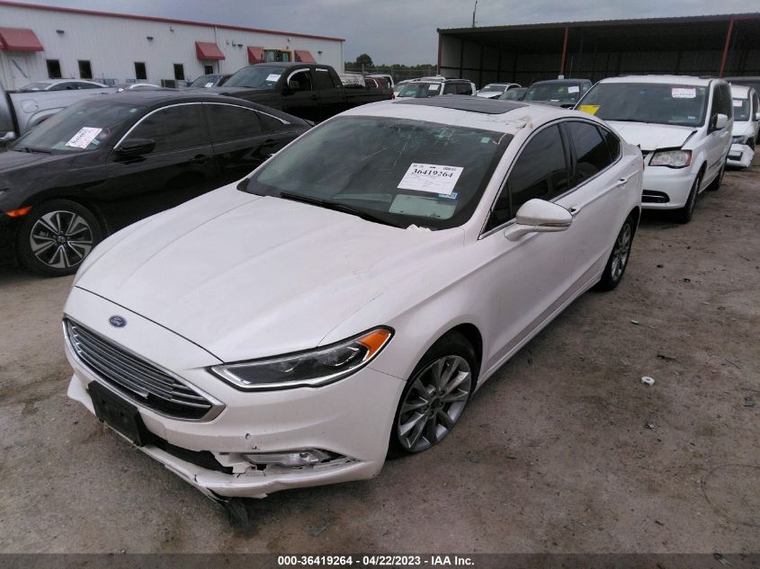 2017 FORD FUSION SE - 3FA6P0HD0HR290870