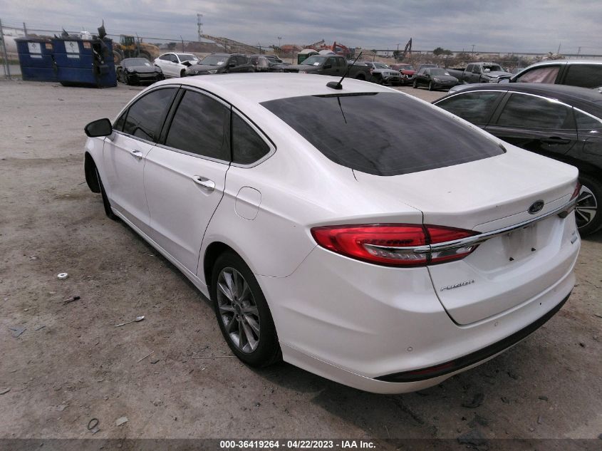 2017 FORD FUSION SE - 3FA6P0HD0HR290870