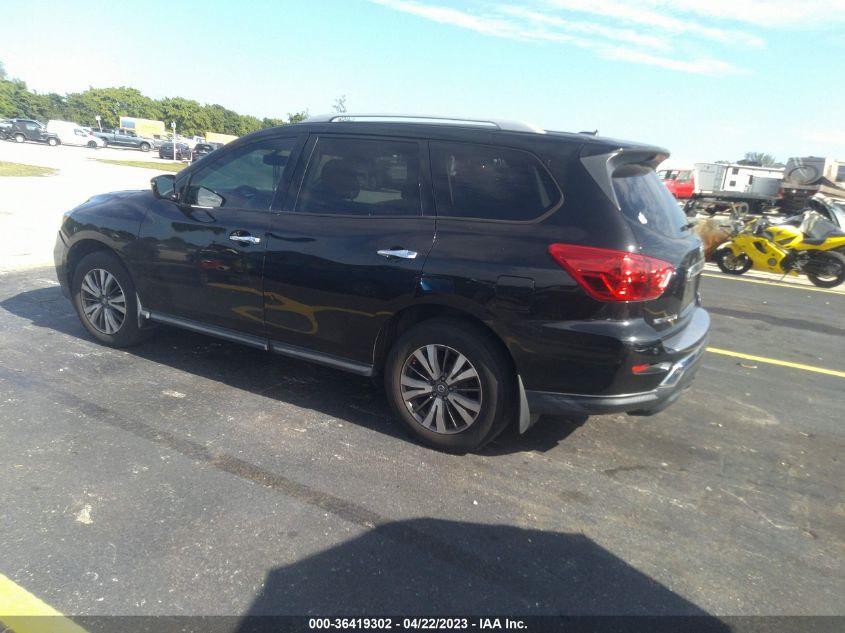 2017 NISSAN PATHFINDER SV - 5N1DR2MM6HC641059