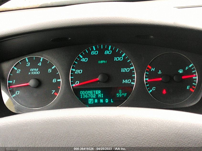2013 CHEVROLET IMPALA LTZ - 2G1WC5E38D1165587