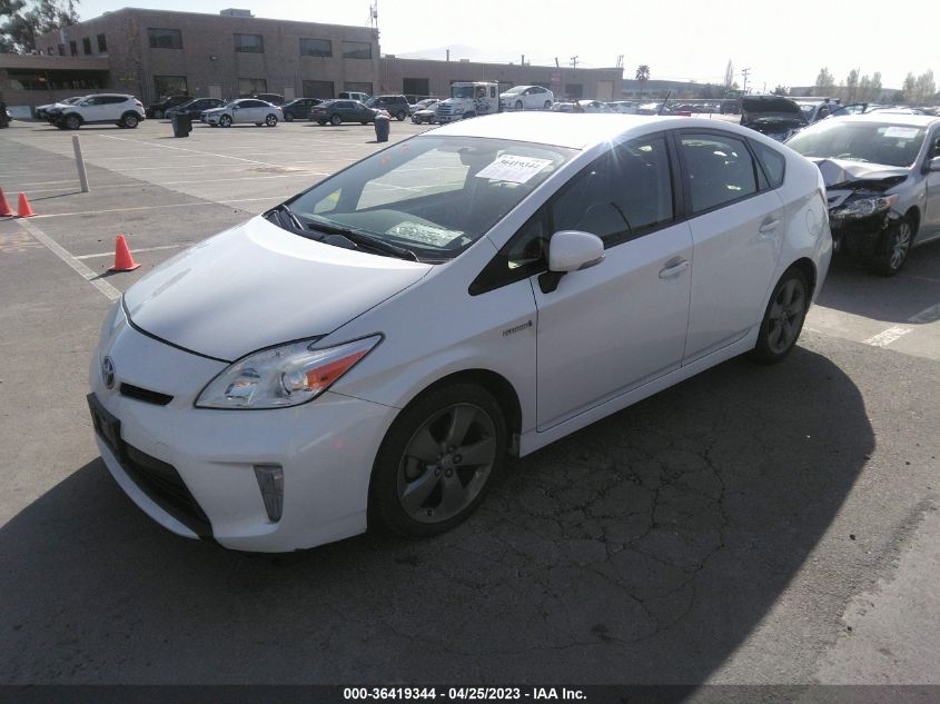 2015 TOYOTA PRIUS FOUR - JTDKN3DUXF0423878