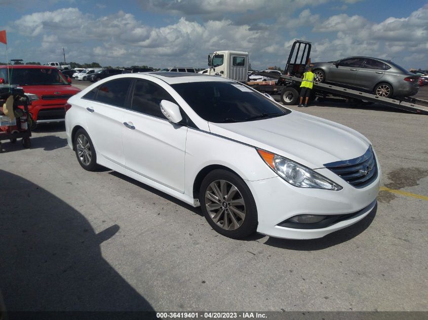 2014 HYUNDAI SONATA LIMITED - 5NPEC4AC7EH894215