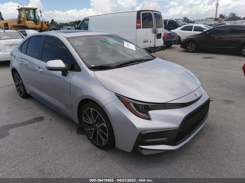 VIN JTDM4MCE3NJ081145 2022 TOYOTA COROLLA SE