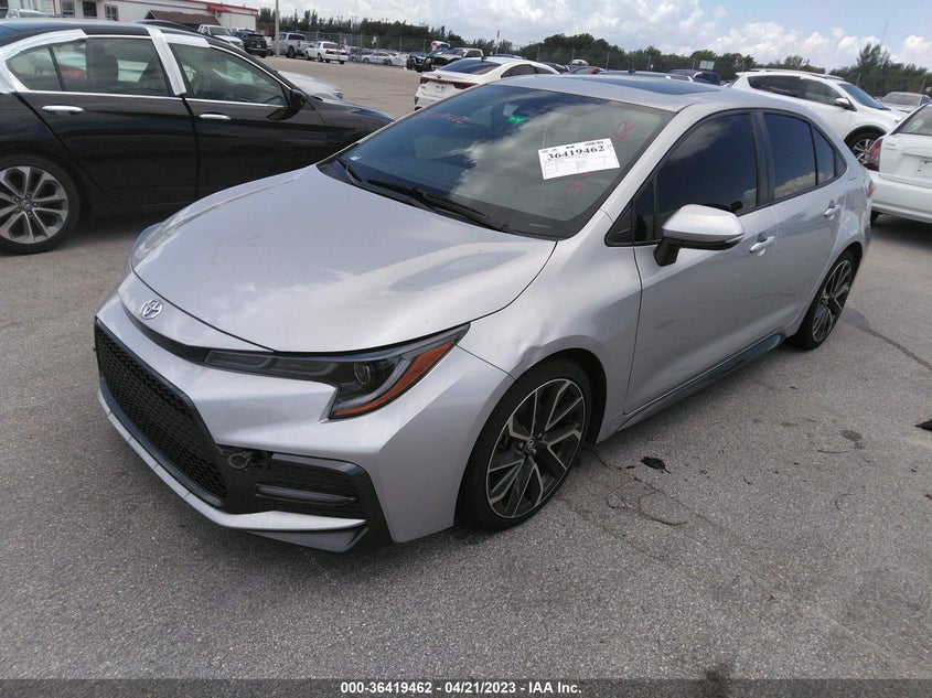 VIN JTDM4MCE3NJ081145 2022 TOYOTA COROLLA SE