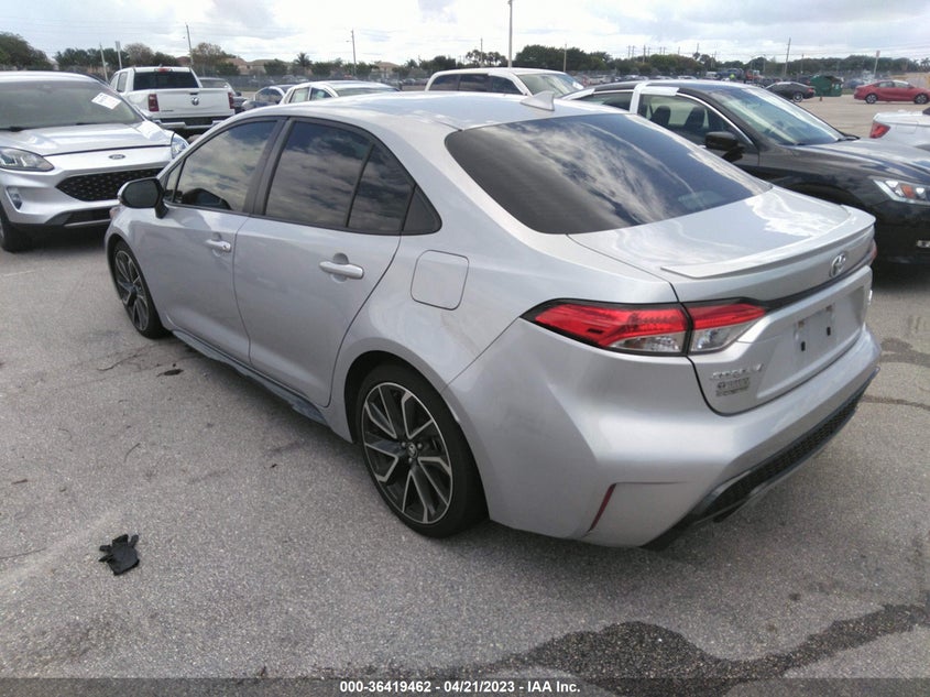 VIN JTDM4MCE3NJ081145 2022 TOYOTA COROLLA SE