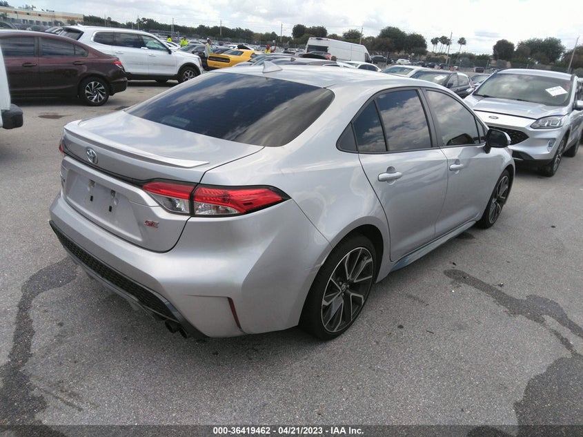 VIN JTDM4MCE3NJ081145 2022 TOYOTA COROLLA SE