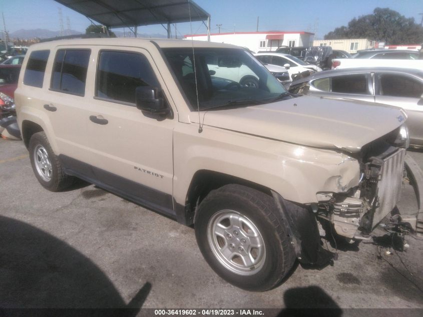 2016 JEEP PATRIOT SPORT - 1C4NJPBA4GD754863