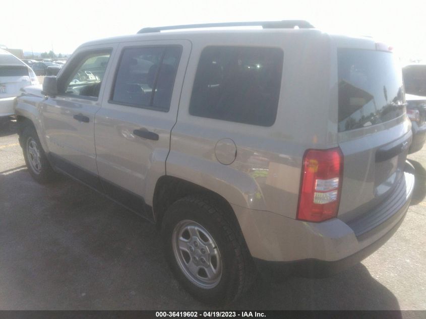 2016 JEEP PATRIOT SPORT - 1C4NJPBA4GD754863