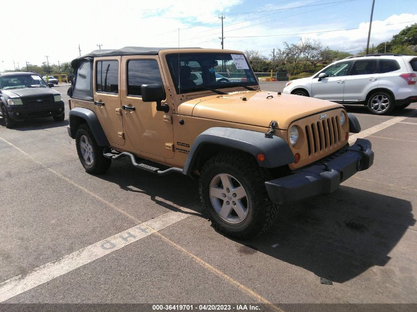 2013 JEEP WRANGLER UNLIMITED SPORT - 1C4BJWDG6DL654778