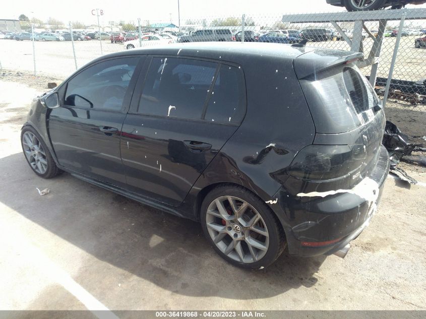 2013 VOLKSWAGEN GTI WOLFSBURG - WVWGV7AJ1DW137743