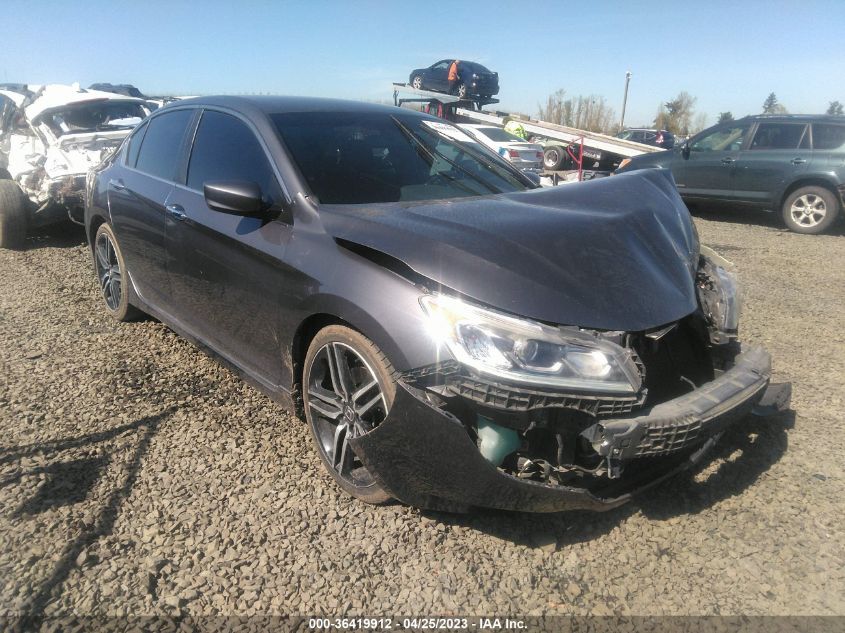 2017 HONDA ACCORD SEDAN SPORT - 1HGCR2F59HA054194