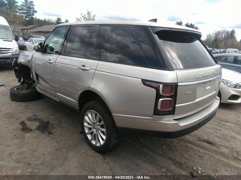 VIN SALGS2SVXJA397444 2018 LAND ROVER RANGE ROVER HSE