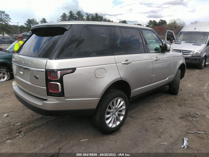 VIN SALGS2SVXJA397444 2018 LAND ROVER RANGE ROVER HSE