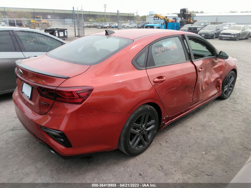 2021 KIA FORTE GT-LINE - 3KPF34AD9ME386330