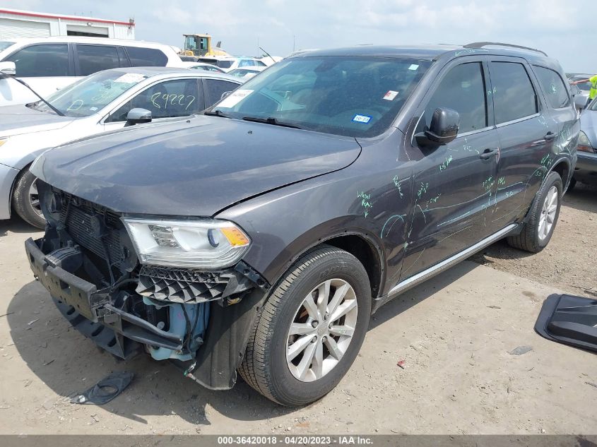 2015 DODGE DURANGO SXT - 1C4RDHAG1FC709145