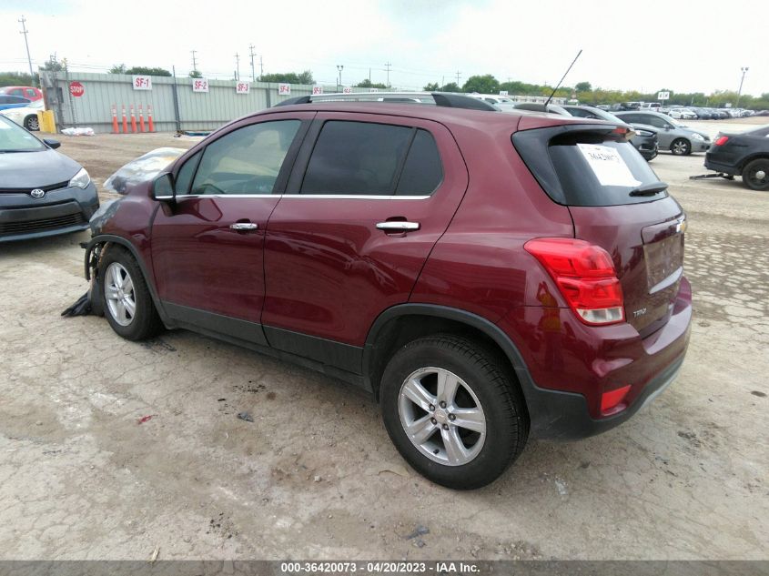 2017 CHEVROLET TRAX LT - 3GNCJLSBXHL219502