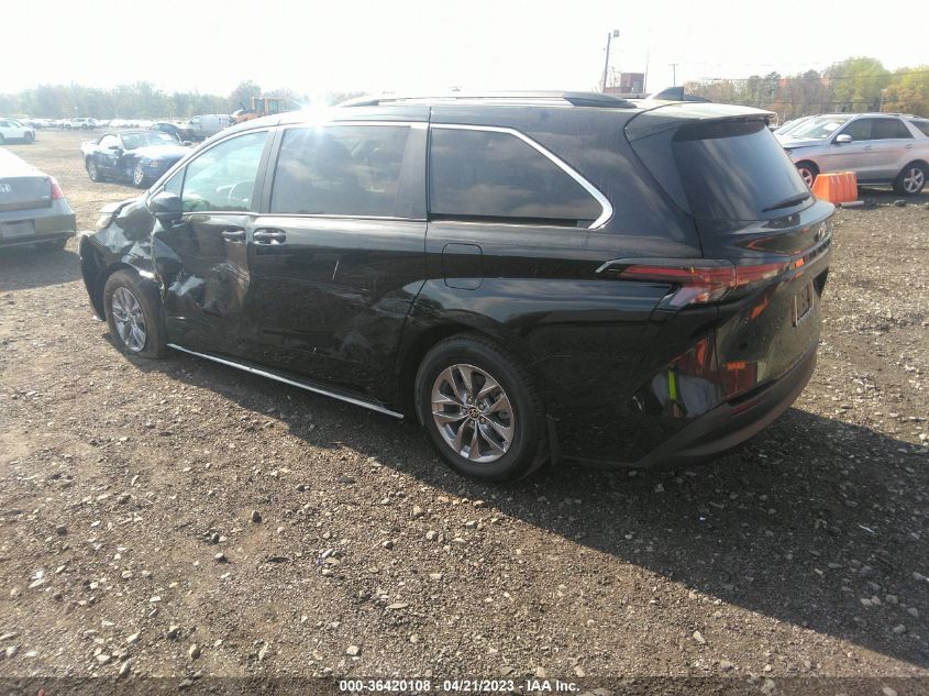 2023 TOYOTA SIENNA LE - 5TDKRKEC1PS144273