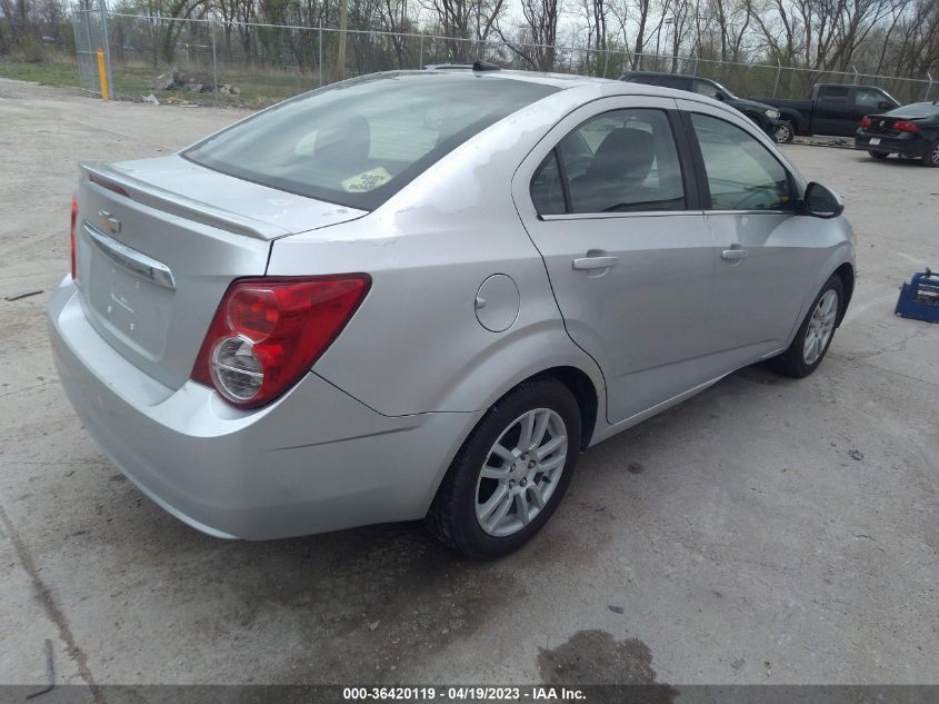 2013 CHEVROLET SONIC LT - 1G1JC5SH8D4184199