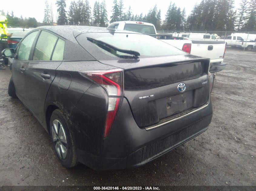 2016 TOYOTA PRIUS FOUR - JTDKARFU4G3023651