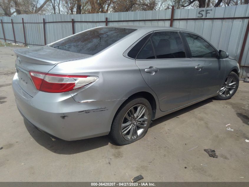 2016 TOYOTA CAMRY XLE/SE/LE/XSE - 4T1BF1FK0GU165440