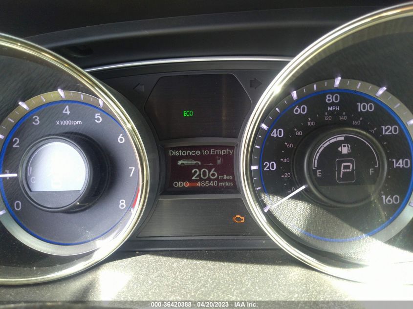 2013 HYUNDAI SONATA GLS PZEV - 5NPEB4AC4DH693454