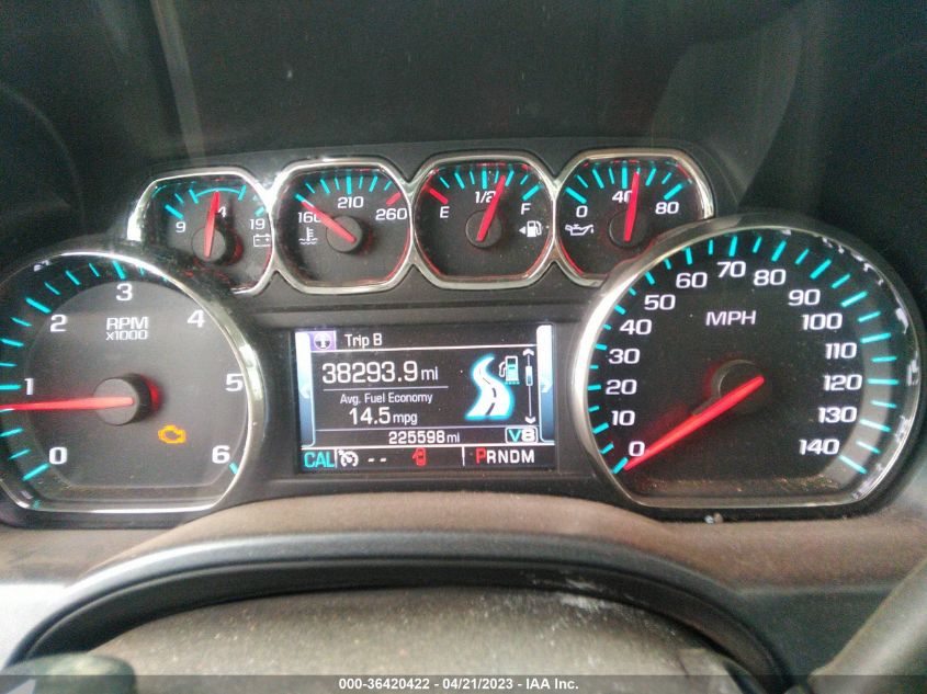 2015 CHEVROLET SILVERADO 1500 LTZ - 3GCUKSEC1FG532128