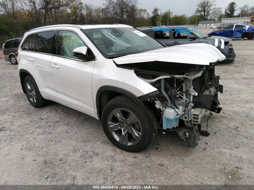 2017 TOYOTA HIGHLANDER LIMITED - 5TDDZRFH4HS479511