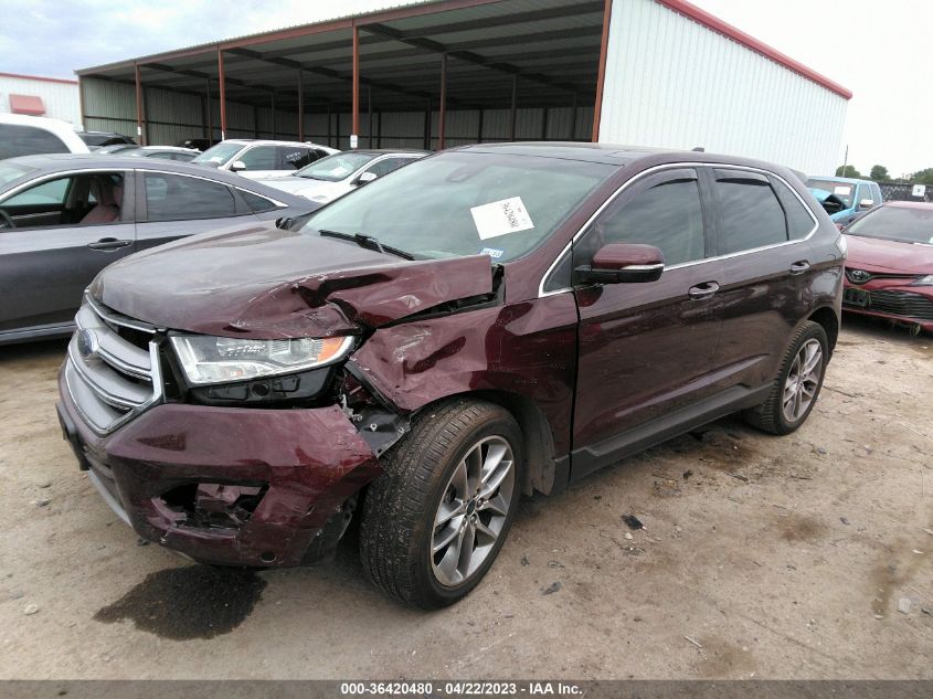 2FMPK3K87HBB73680 2017 FORD EDGE, photo no. 2