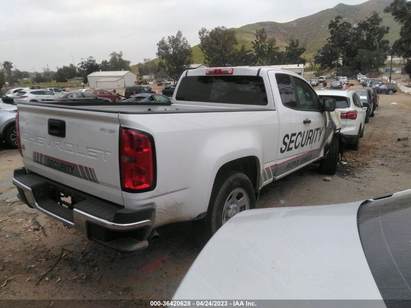 2021 CHEVROLET COLORADO 2WD WORK TRUCK - 1GCHSBEA9M1292029