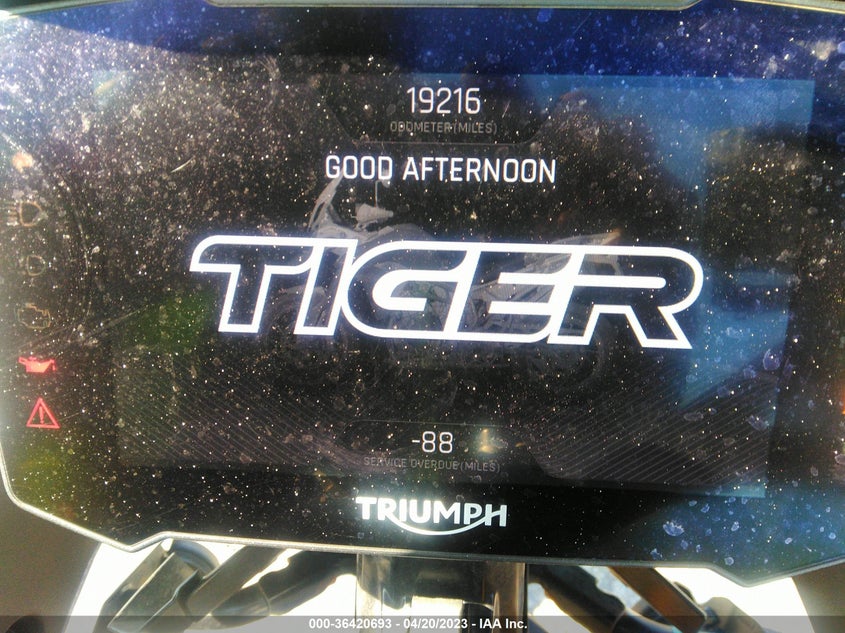 VIN SMTE67DF5LTAB0649 2020 TRIUMPH MOTORCYCLE TIGER 900 RALLY PRO