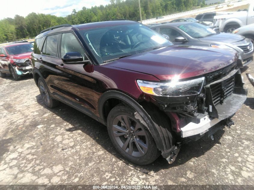 2022 FORD EXPLORER XLT - 1FMSK8DH6NGB13043
