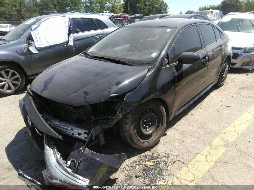 VIN JTDEPMAE1MJ164733 2021 TOYOTA COROLLA LE