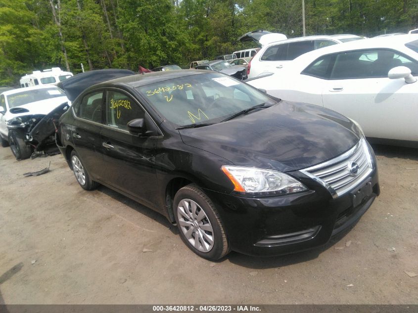 2015 NISSAN SENTRA S - 3N1AB7AP2FY231938