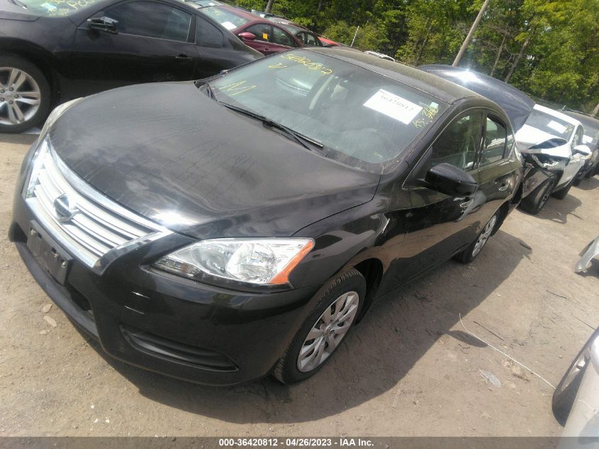 2015 NISSAN SENTRA S - 3N1AB7AP2FY231938