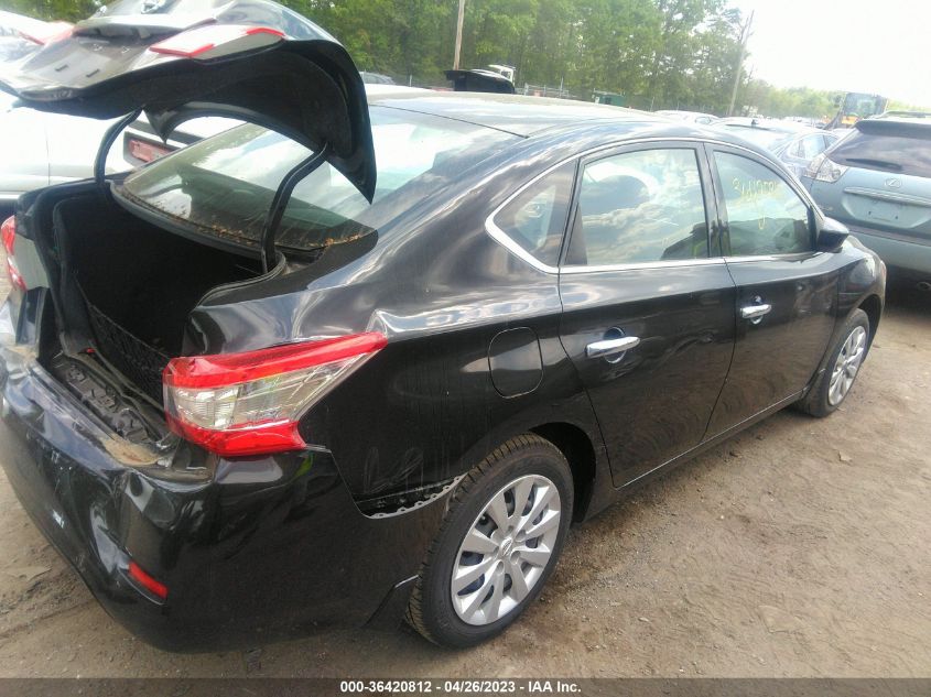2015 NISSAN SENTRA S - 3N1AB7AP2FY231938