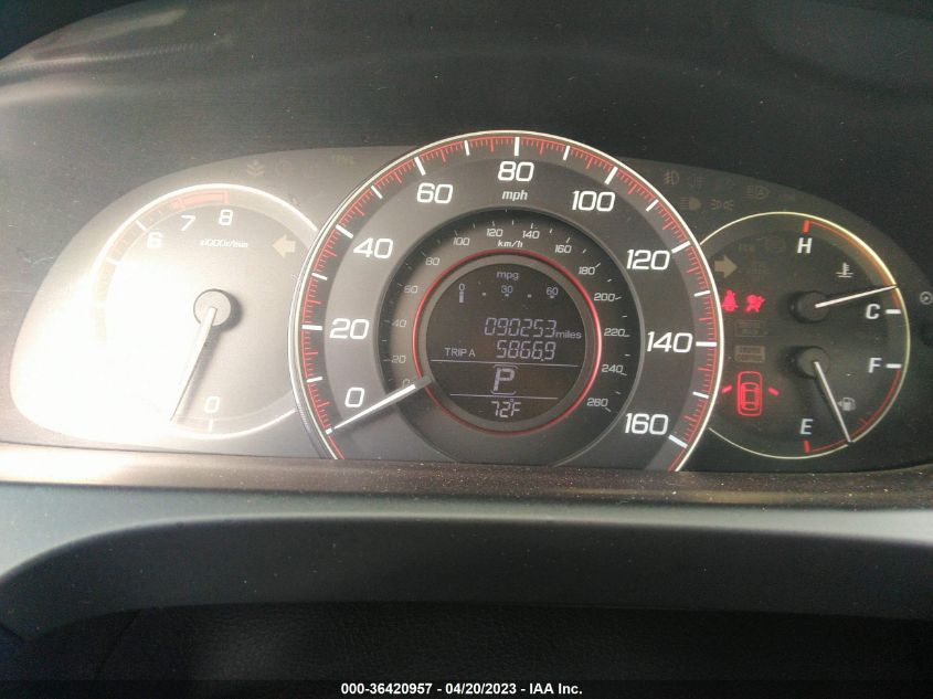 2014 HONDA ACCORD COUPE EX-L - 1HGCT2B81EA005729