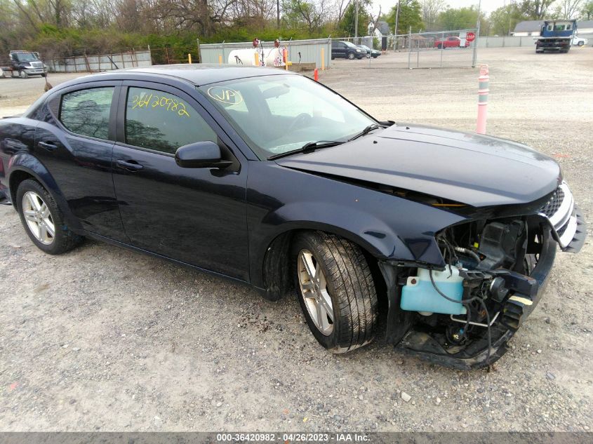 2013 DODGE AVENGER SXT - 1C3CDZCB0DN626549