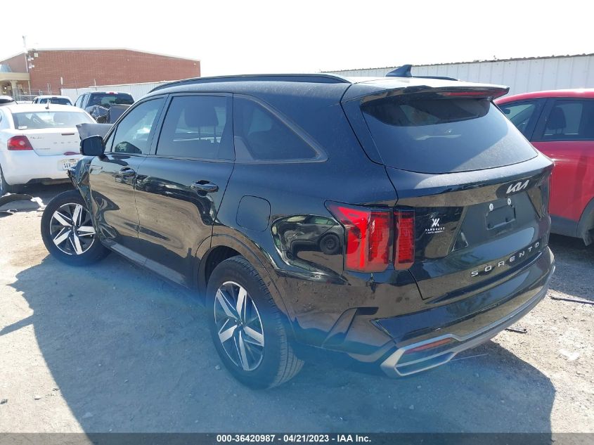 2022 KIA SORENTO EX - 5XYRH4LF5NG128291