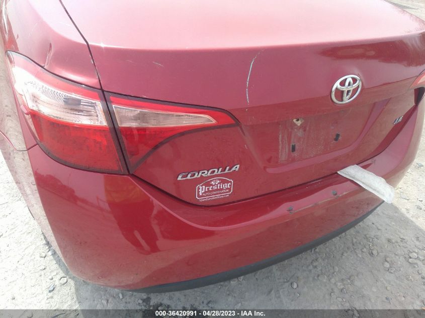 2018 TOYOTA COROLLA L/LE/XLE/SE/XSE - 2T1BURHE2JC982056