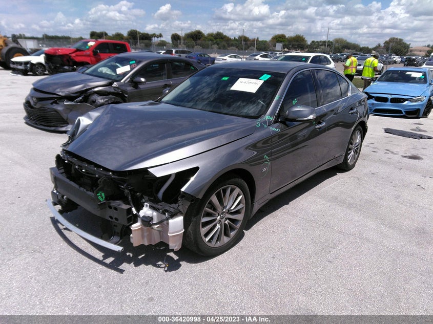VIN JN1EV7AP0LM201697 2020 INFINITI Q50 3.0T LUXE