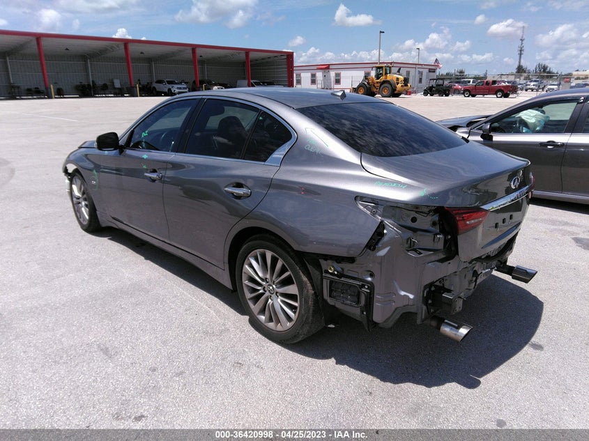 VIN JN1EV7AP0LM201697 2020 INFINITI Q50 3.0T LUXE