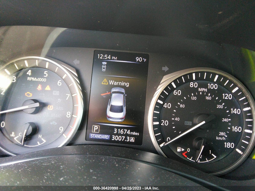 VIN JN1EV7AP0LM201697 2020 INFINITI Q50 3.0T LUXE